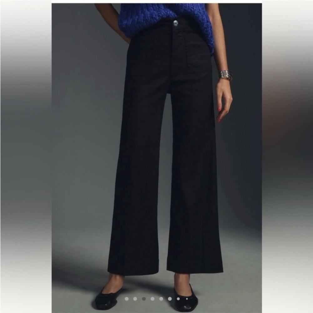 Black Colette Cropped Pants